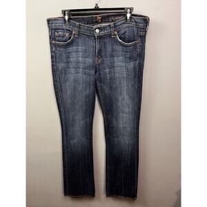 7 For All Mankind Women's Skinny Jeans - Dark Blue